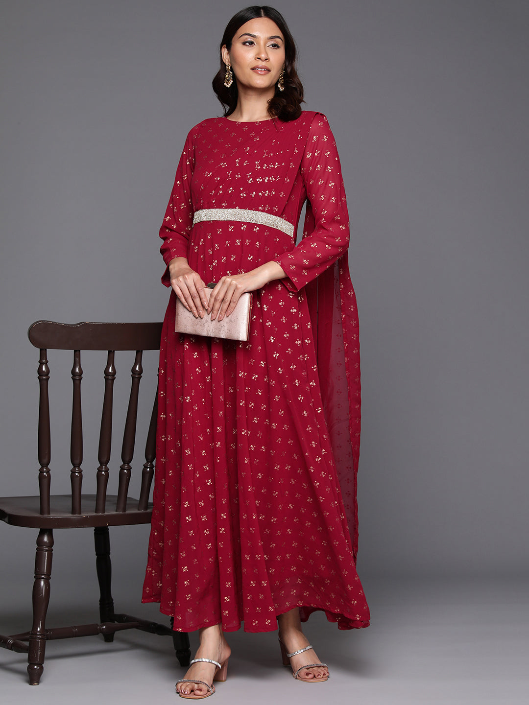 Line Maxi Maxi Ethnic Dresses Women Ethnic Motifs Printed A-line Maxi Dress Line Maxi Maxi Ethnic Dresses Women Ethnic Motifs Printed A-line Maxi Dress