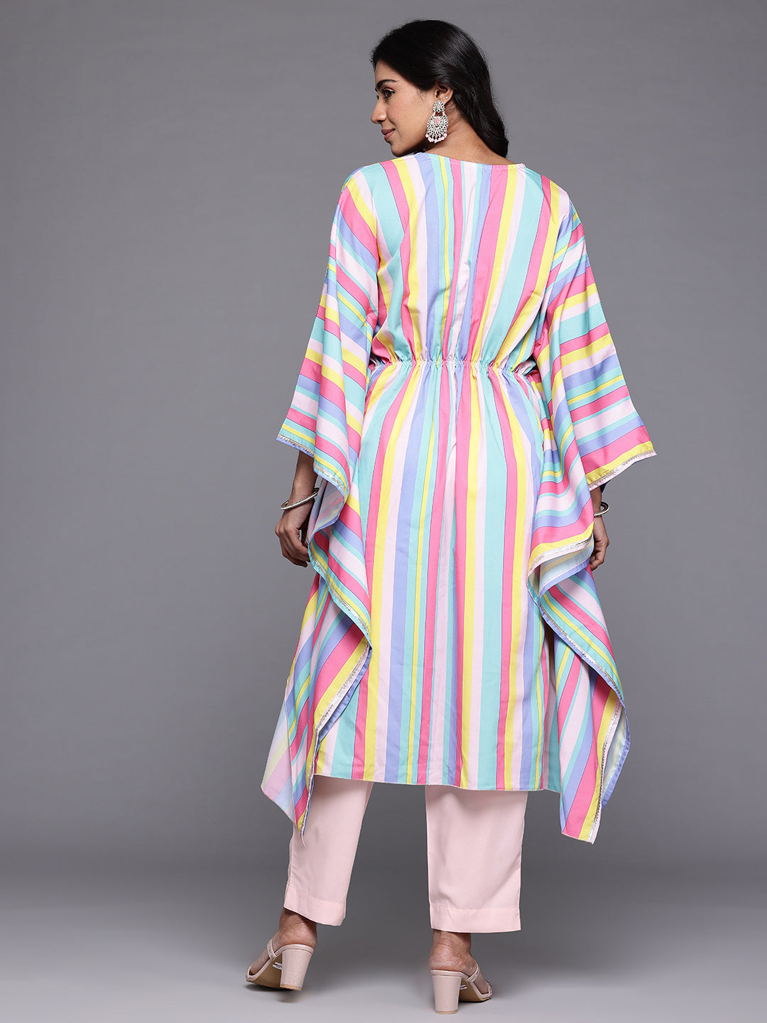Printed Pleated Gotta Patti Co-Ords