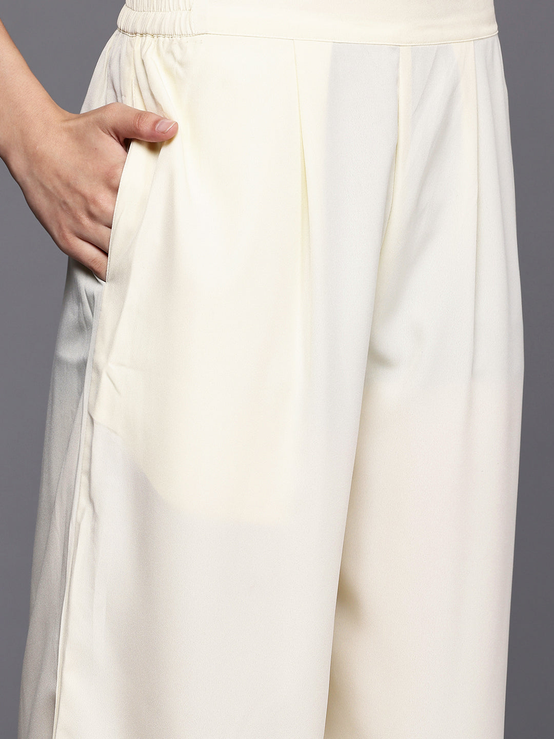 Floral Printed Regular Sequinned Kurta with Palazzos