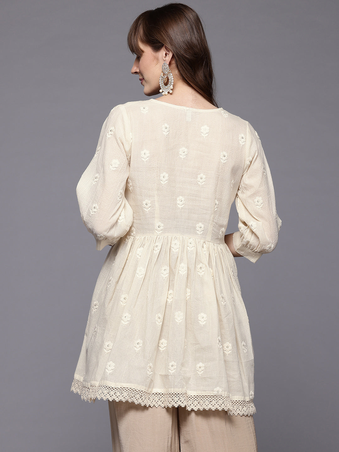 Embroidered Pure Cotton Tunic