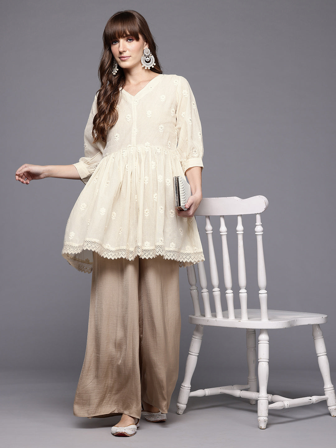 Embroidered Pure Cotton Tunic
