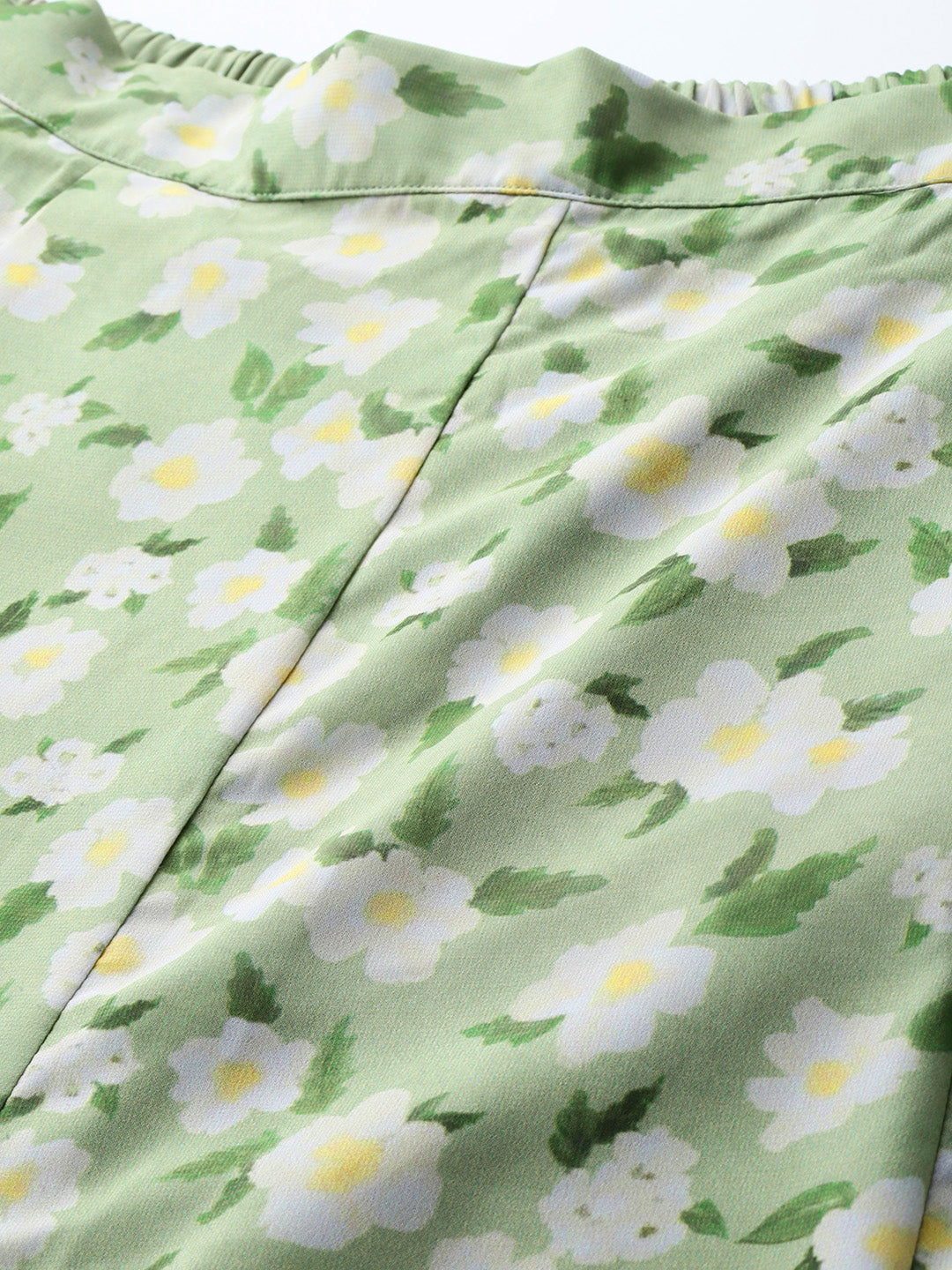 A PLUS BY AHALYAA Plus Size Floral Printed Top with Skirt and Attached Pant Co-Ord Set