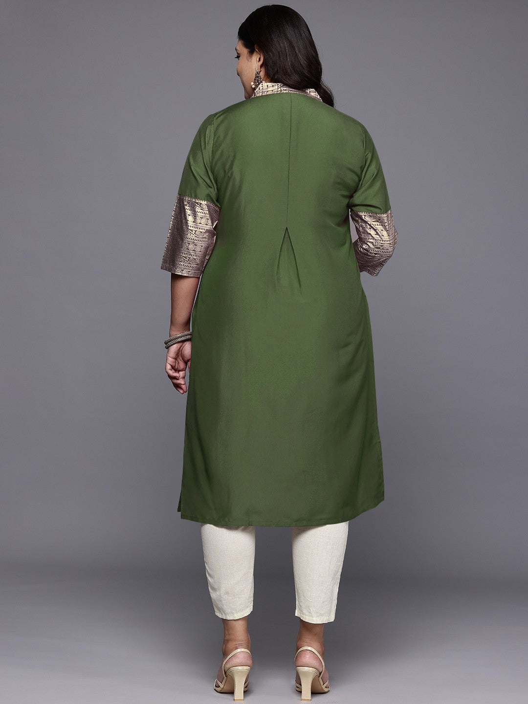 Women Ethnic Motifs Printed Summer Sheers Kurta