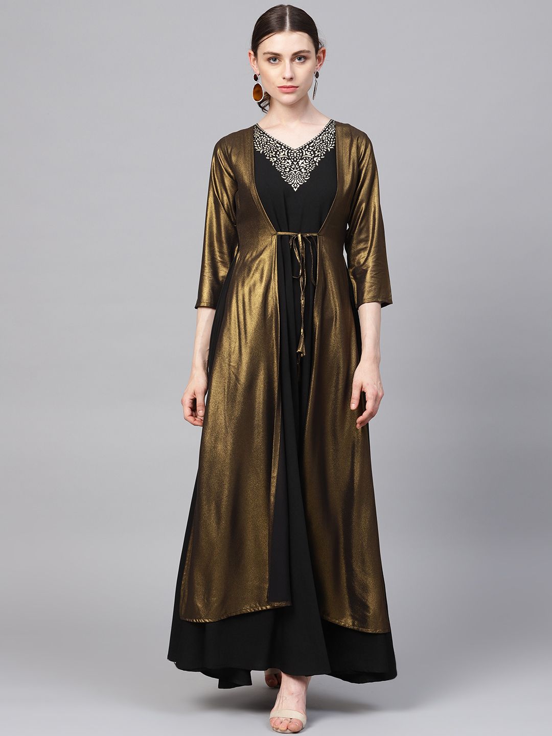 Black Dress with Attached Jacket Black Dress with Attached Jacket