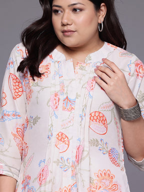 Women Floral Printed Indie Florals Kurta