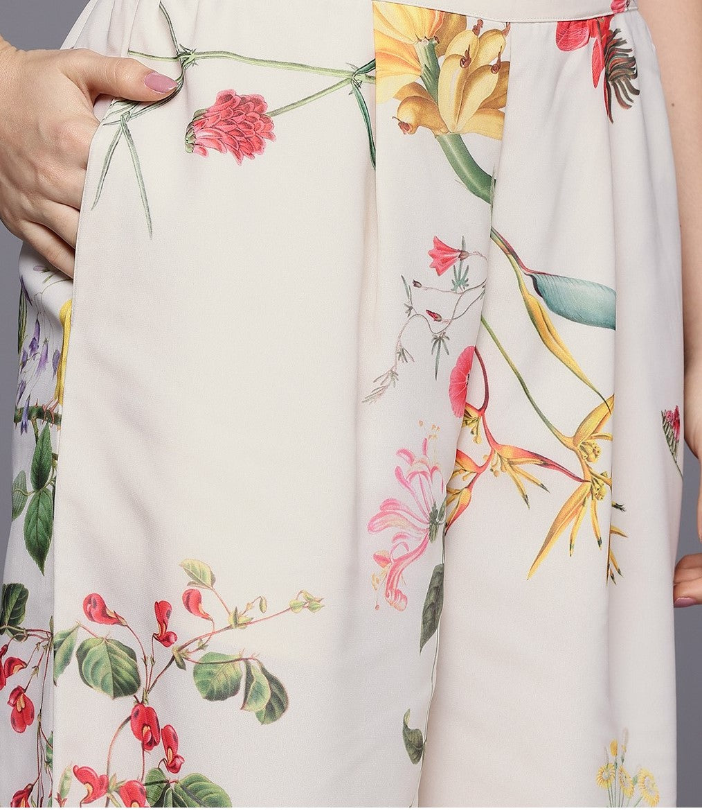 Women Floral Printed Regular Kurta with Palazzos & With Dupatta