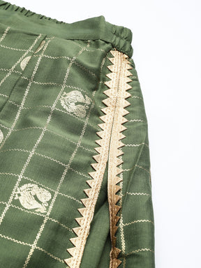Women Printed Flared Maxi Skirt