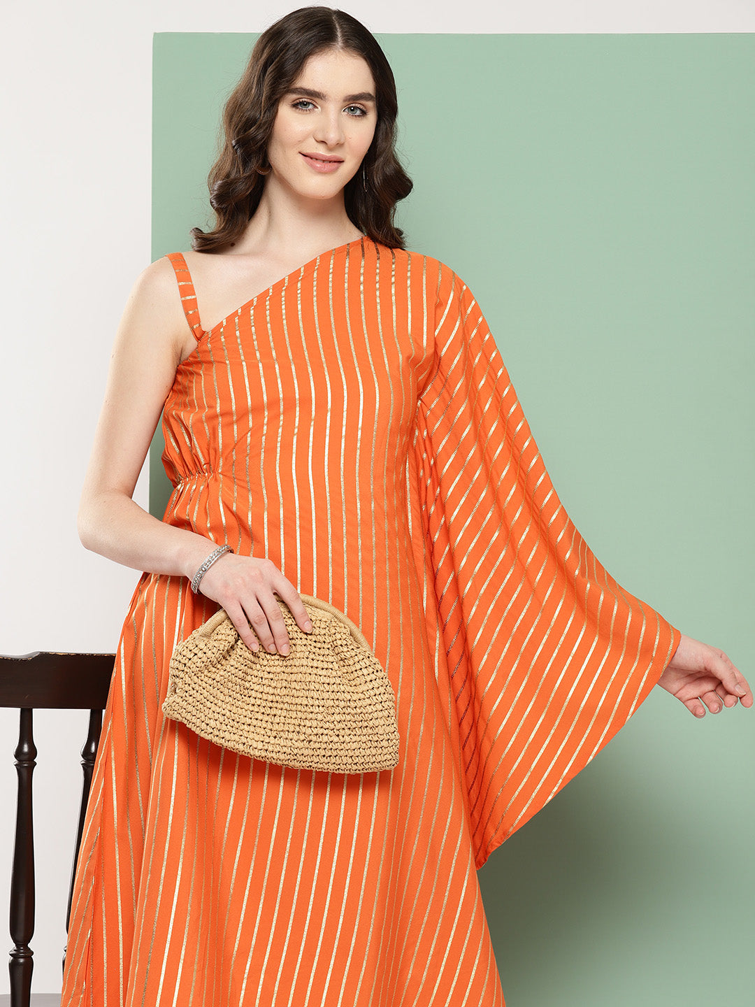 Embroidered yoke stripes cotton kurti. It's beautiful . | Kurta designs  women, Designer party wear dresses, Cotton kurti designs