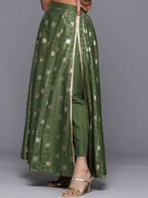 Women Printed Flared Maxi Skirt