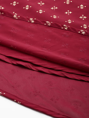 Women Ethnic Motifs Printed A-line Maxi Dress
