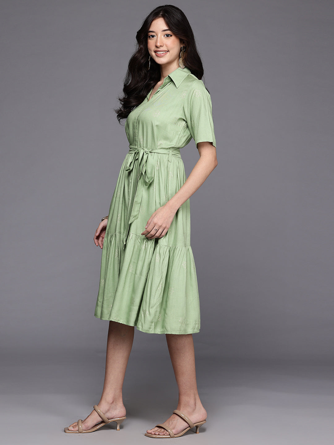 Ethnic Motifs Printed A-Line Ethnic Dress