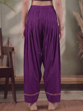 Women Loose Fit Silk Salwar