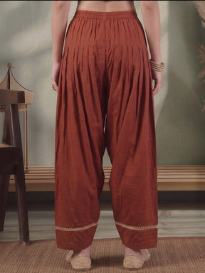 Women Loose Fit Silk Salwar