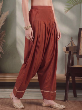 Women Loose Fit Silk Salwar