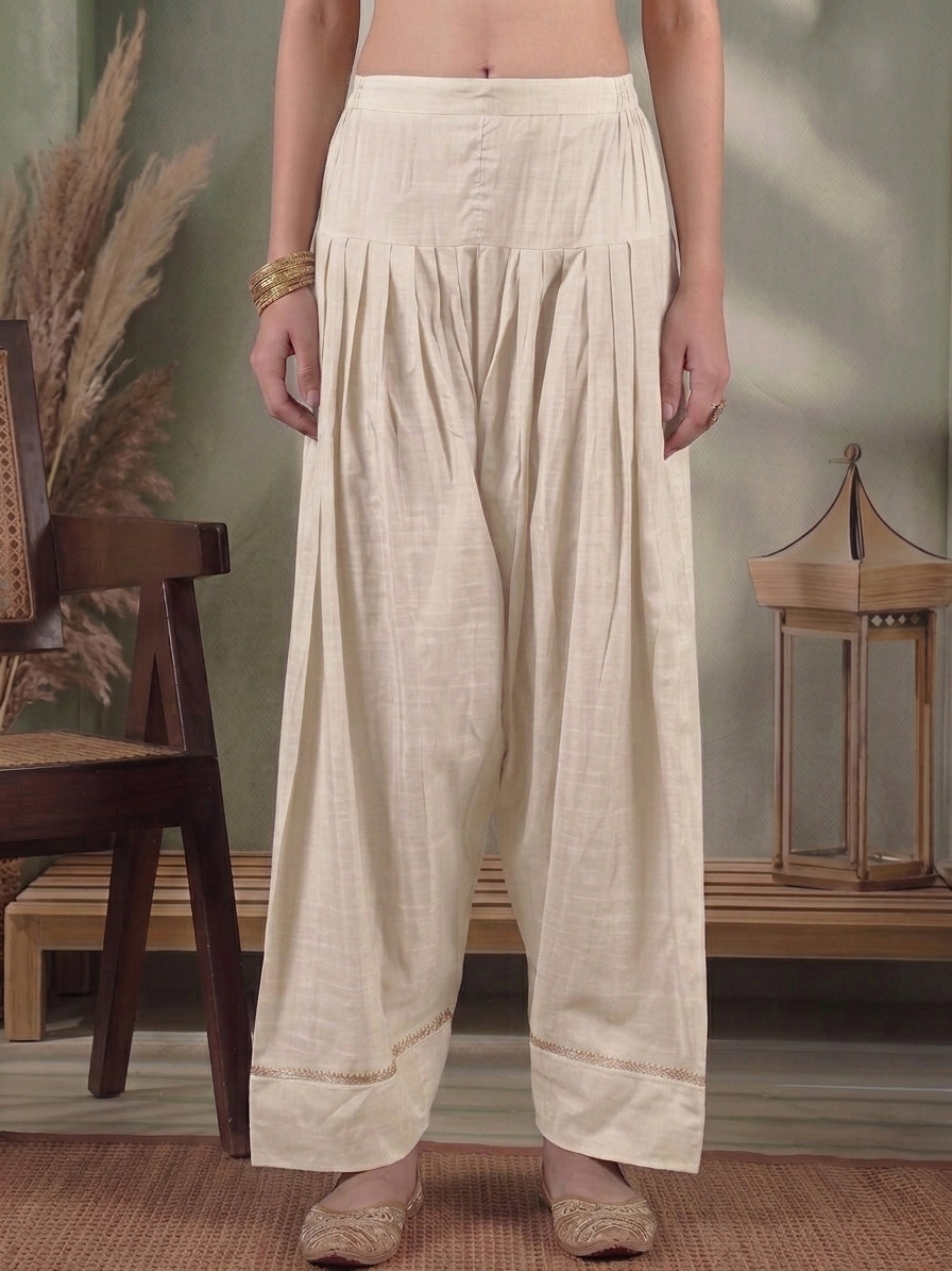 Women Loose Fit Silk Salwar