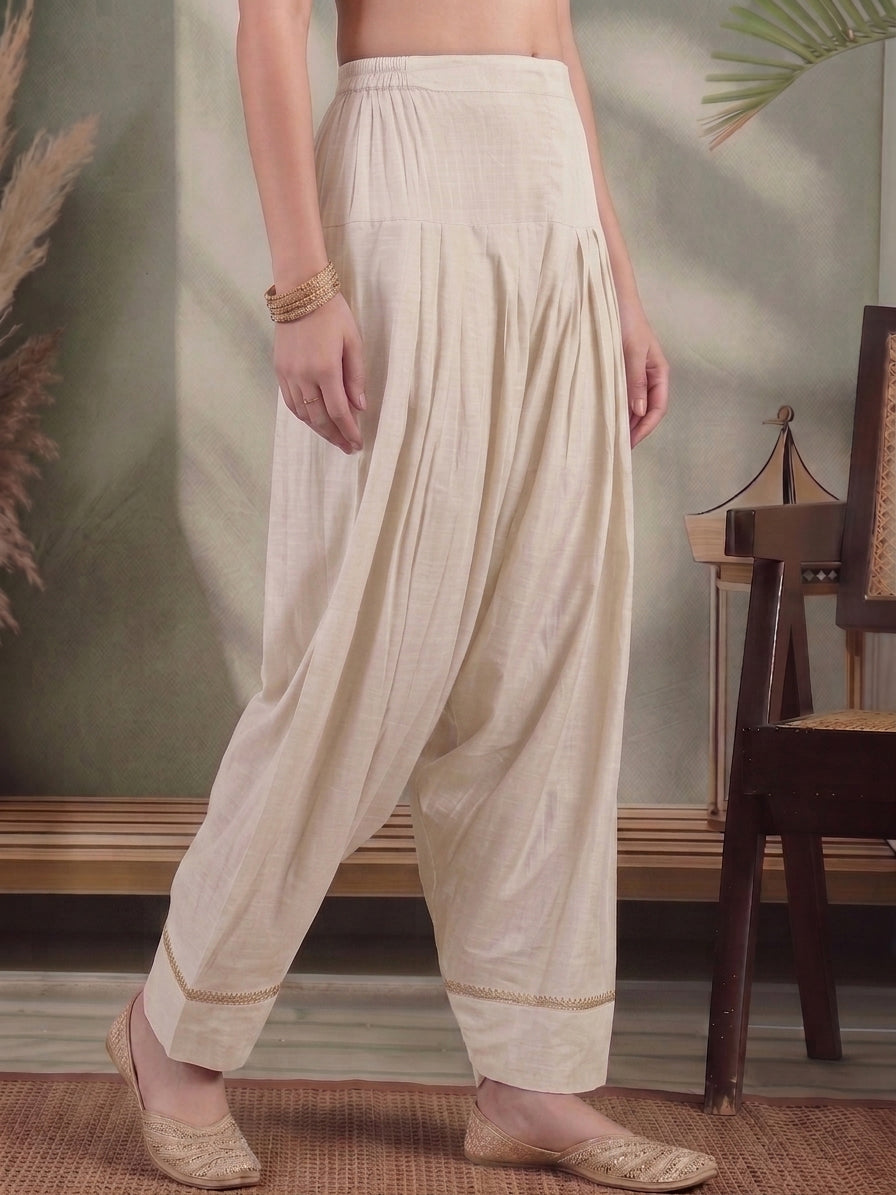 Women Loose Fit Silk Salwar