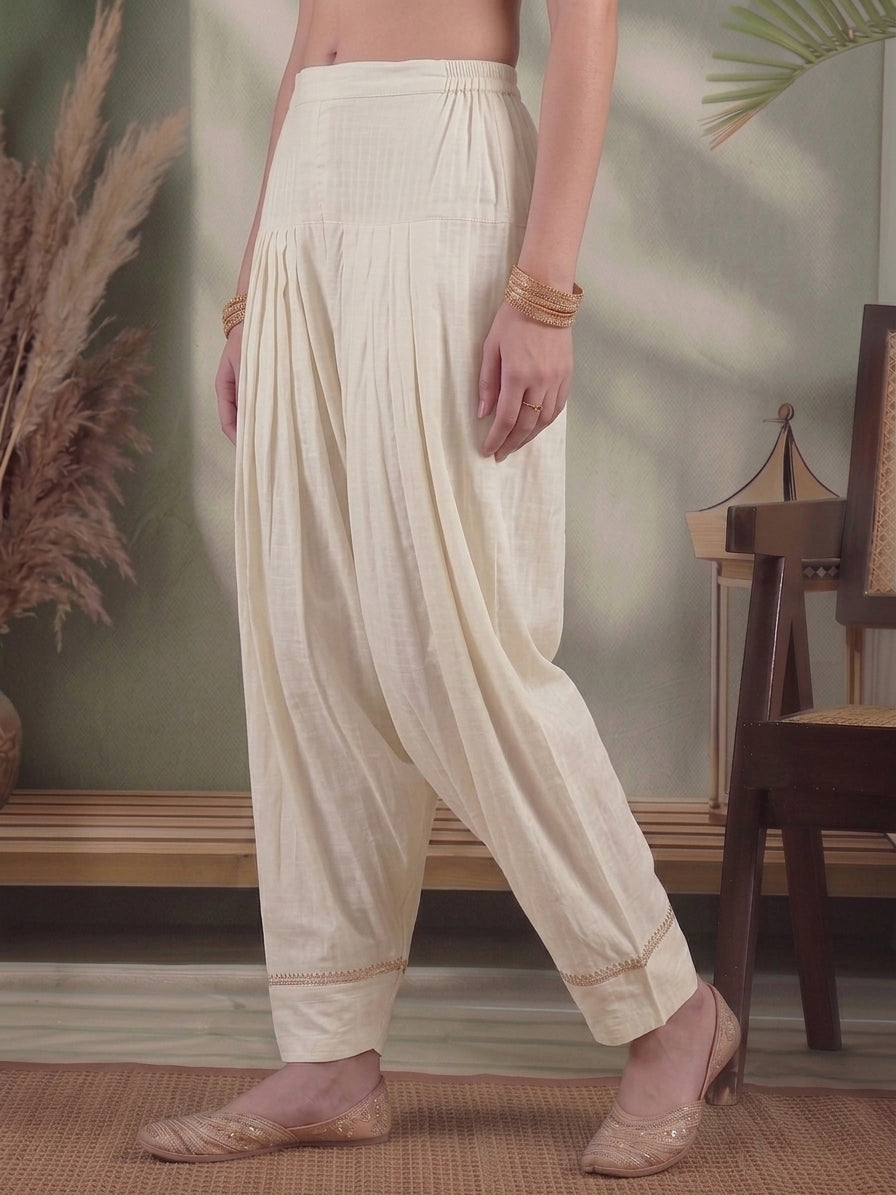Women Loose Fit Silk Salwar