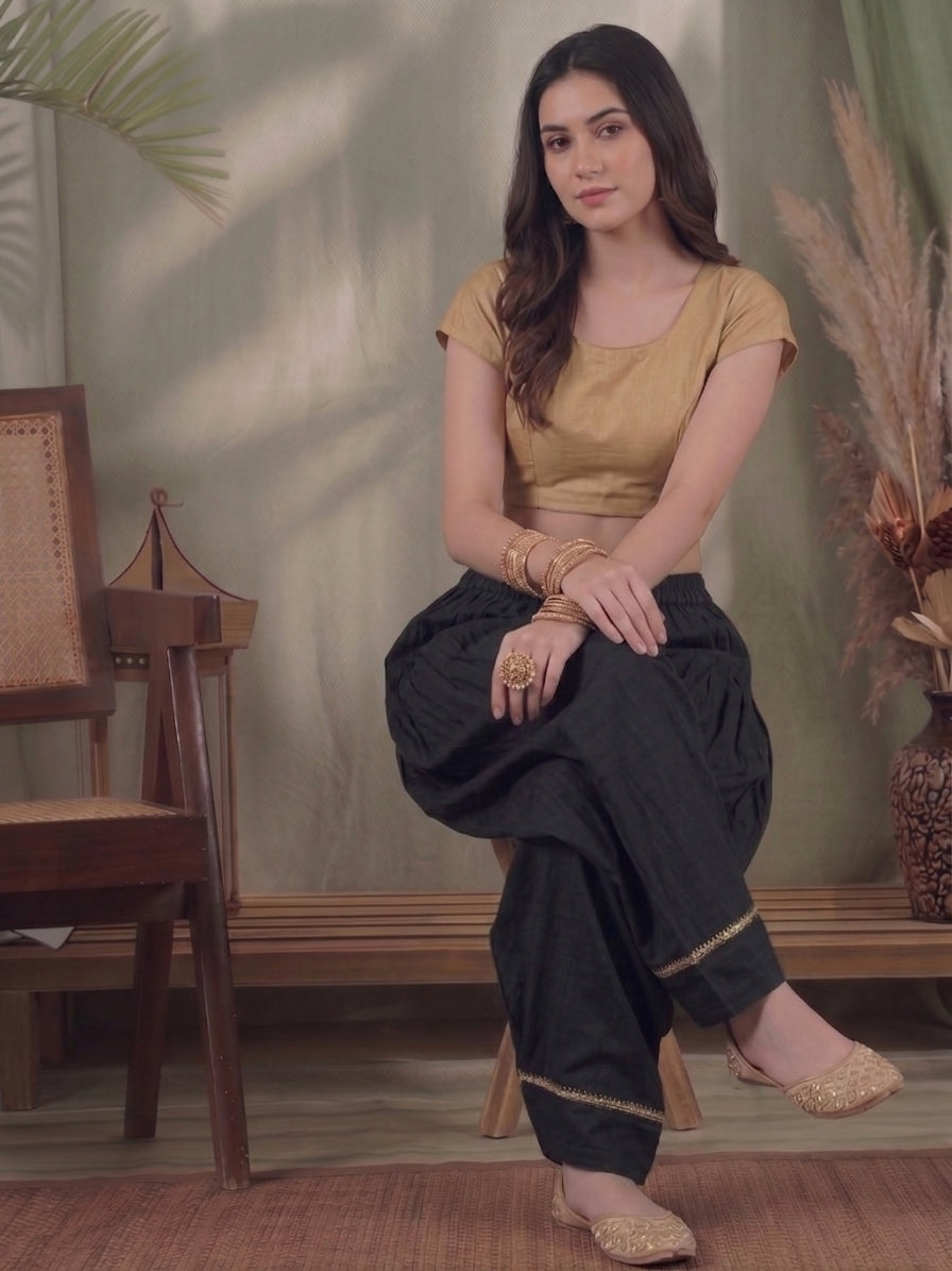 Women Loose Fit Silk Salwar