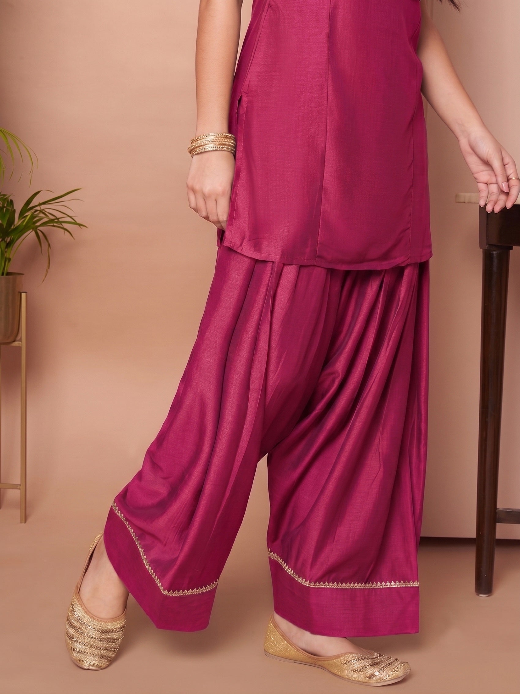 Women Farsi Silk Salwar