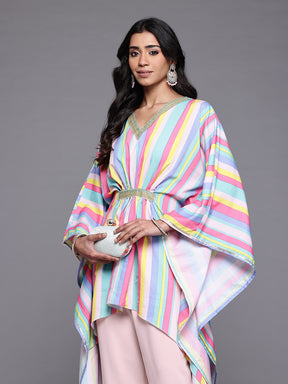 Printed Pleated Gotta Patti Co-Ords