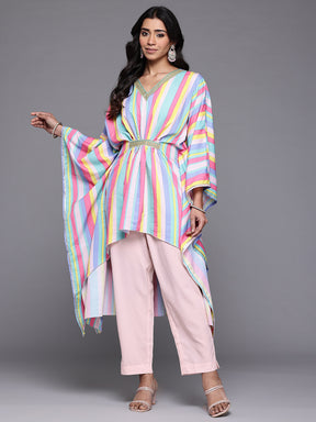 Printed Pleated Gotta Patti Co-Ords
