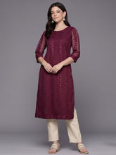 Women Embellished Sequinned Kurta