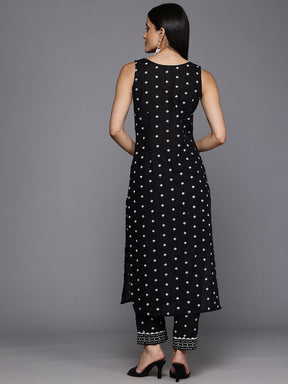 Geometric Printed Regular Kurta with Trousers