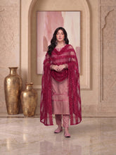 Women Ethnic Motifs Embroidered Regular Sequinned Kurta with Trousers & With Dupatta