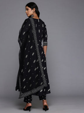 Geometric Printed Kurta with Trousers & With Dupatt