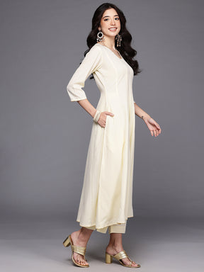 Panelled Gotta Patti Kurta with Trousers & Dupatta