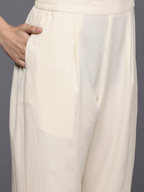 Floral Printed Sequinned Kurta with Trousers & With Dupatta
