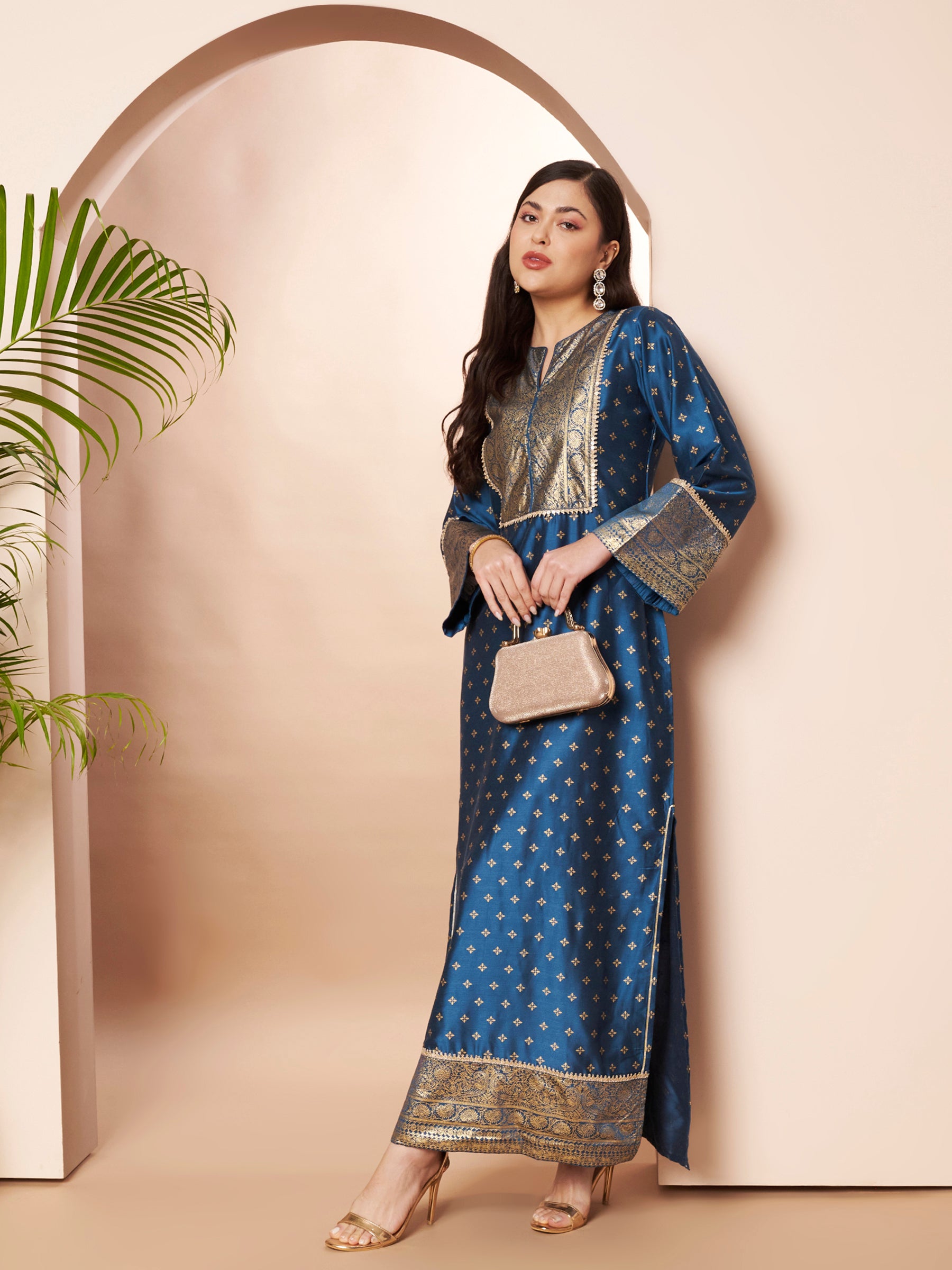 Ethnic Motifs Printed Traditional Kurta