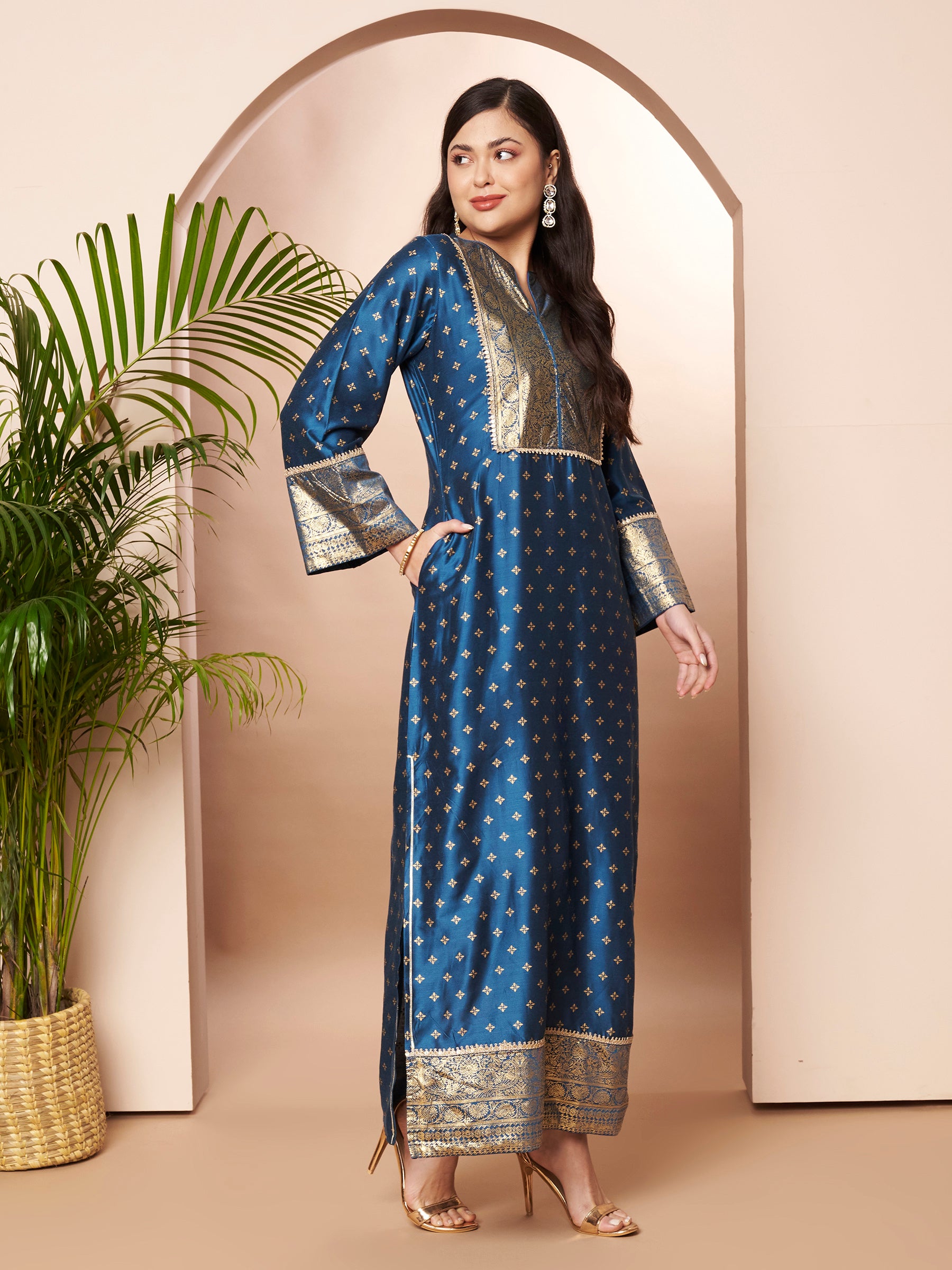 Ethnic Motifs Printed Traditional Kurta