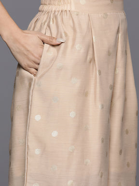 Ethnic Motifs Printed Regular Gotta Patti Kurta with Palazzos