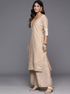 Ethnic Motifs Printed Regular Gotta Patti Kurta with Palazzos