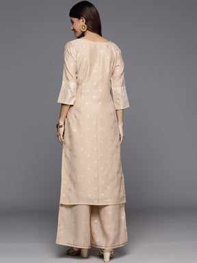 Ethnic Motifs Printed Regular Gotta Patti Kurta with Palazzos