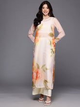 Floral Printed Regular Sequinned Kurta with Palazzos