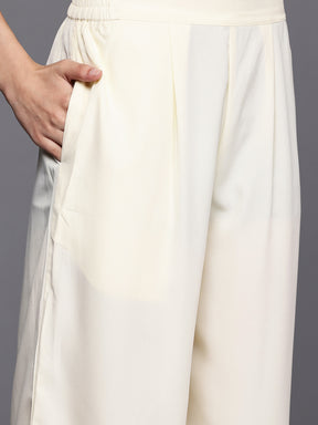 Floral Printed Regular Sequinned Kurta with Palazzos