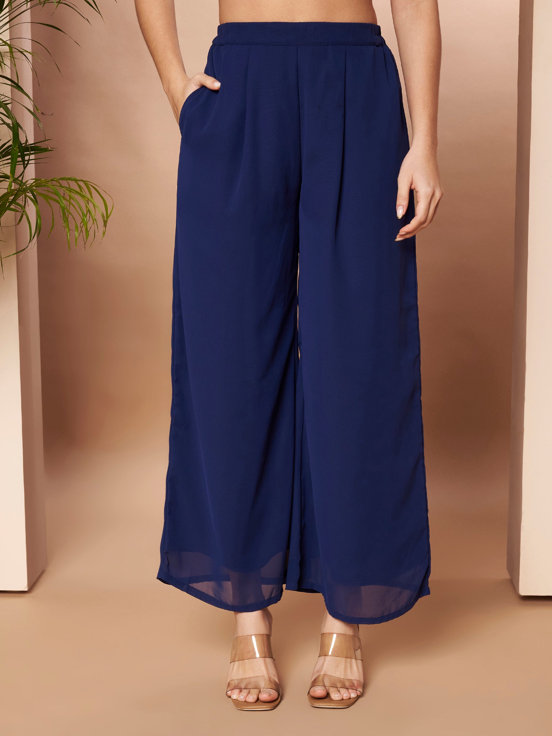 Women Ethnic Motifs Printed Regular Thread Work Kurta with Palazzos
