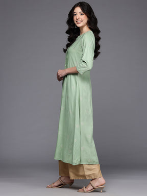 Geometric Printed Gotta Patti Kurta
