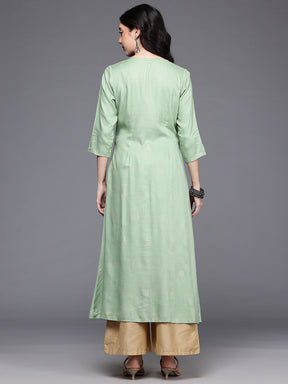 Geometric Printed Gotta Patti Kurta