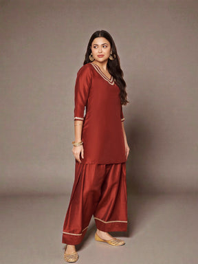 Women Regular Kurti with Salwar & With Dupatta