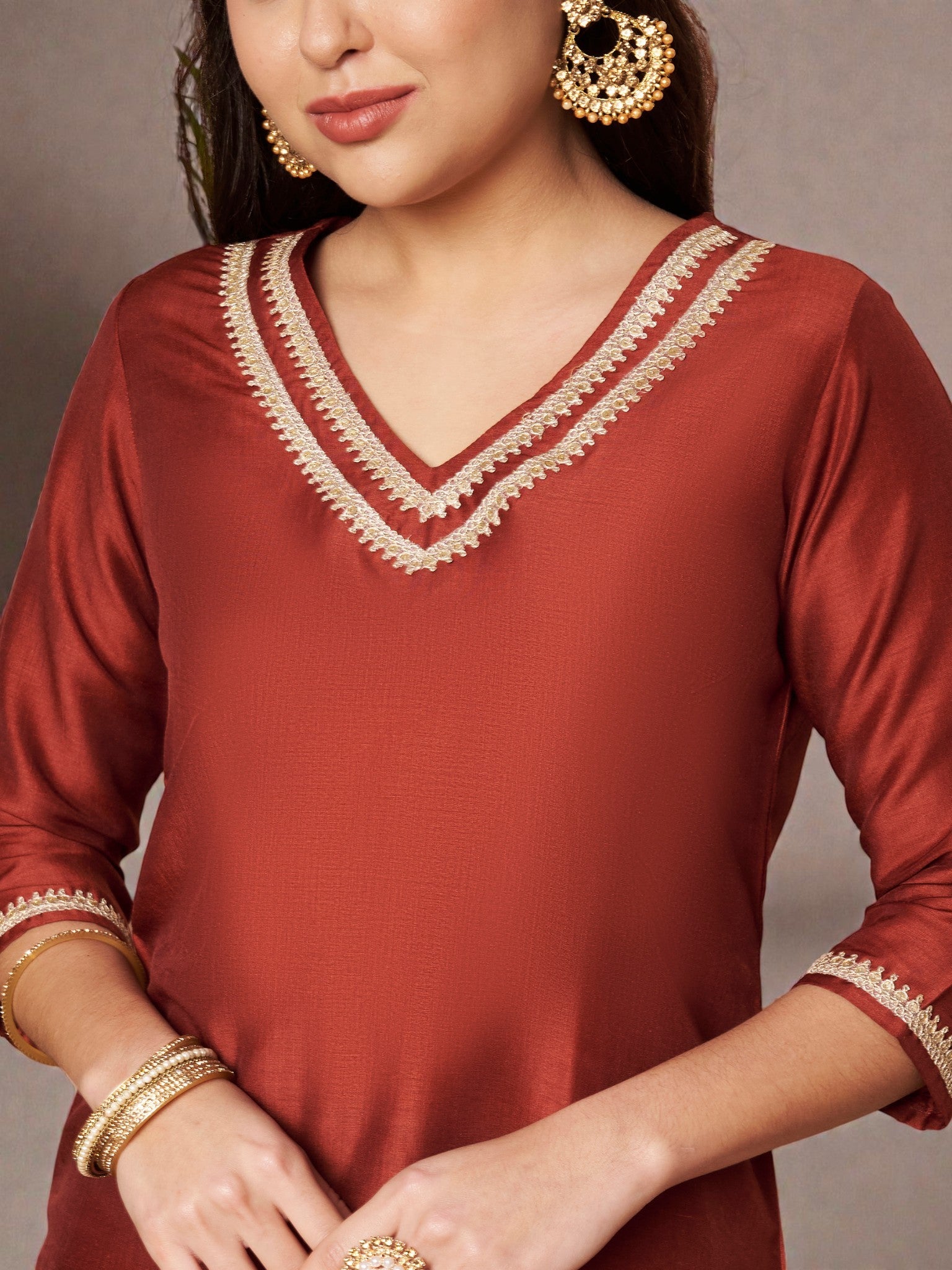 Women Regular Kurti with Salwar & With Dupatta