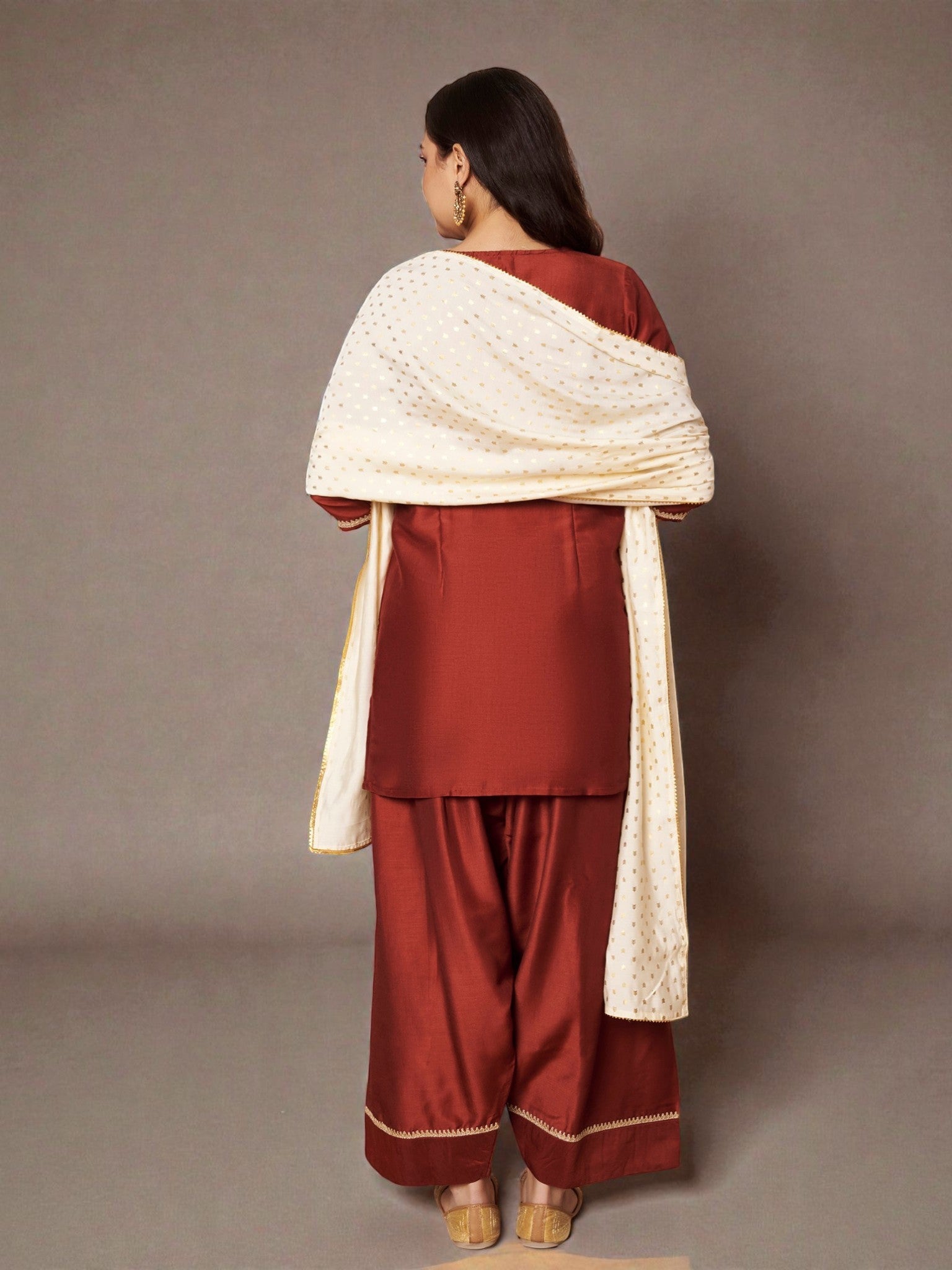 Women Regular Kurti with Salwar & With Dupatta
