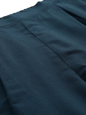 Ahalyaa Solid Tunic & Trousers Co-ords