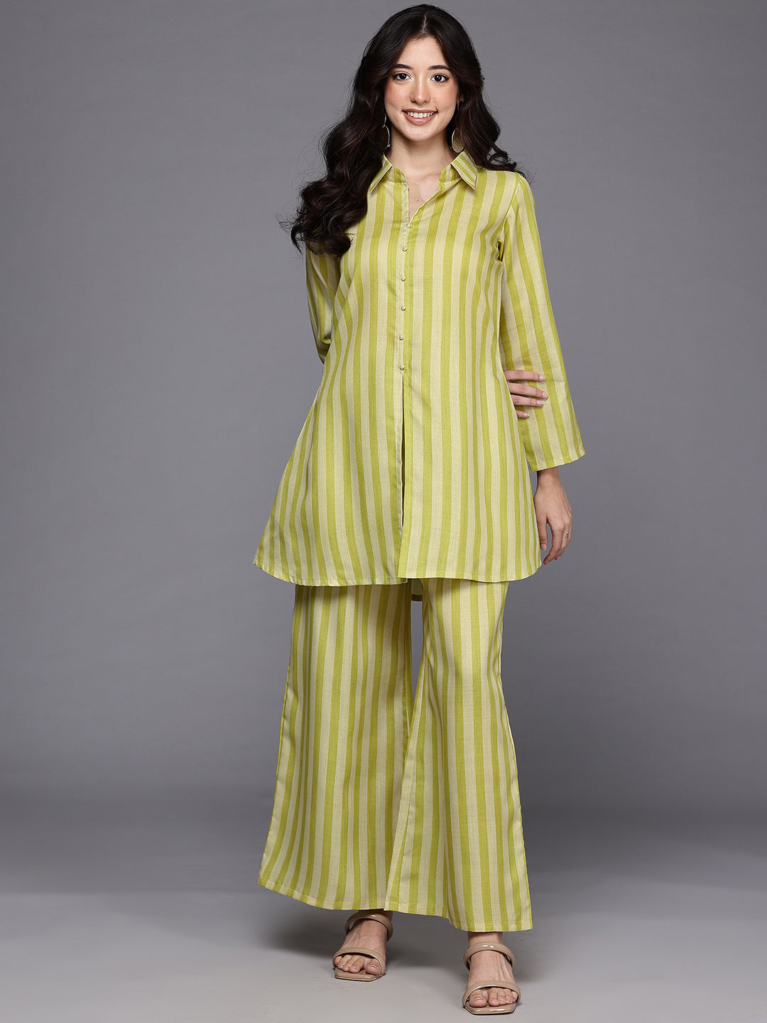 Women Striped Co-Ords