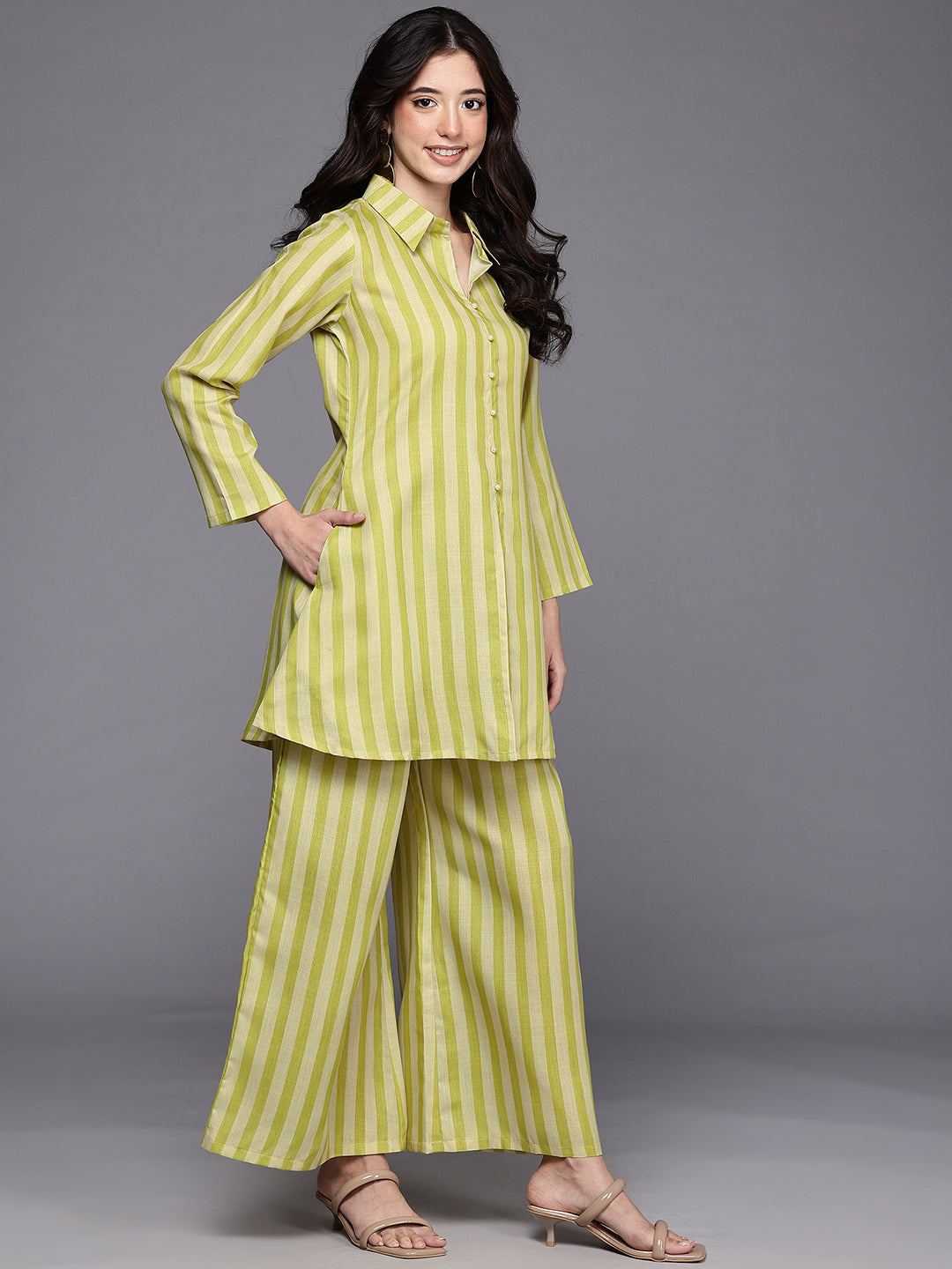Women Striped Co-Ords