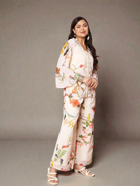 Printed Tunic with Palazzos
