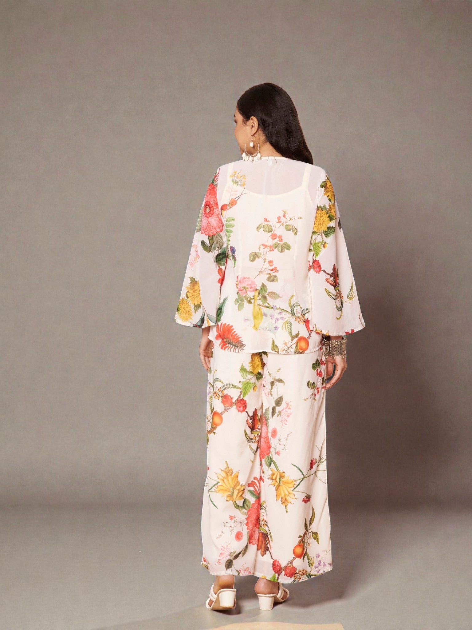 Printed Tunic with Palazzos