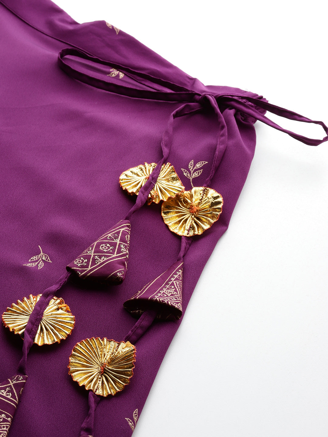 Plus Size Printed Sequinned Detail Foil Print Lehenga Choli With Dupatta